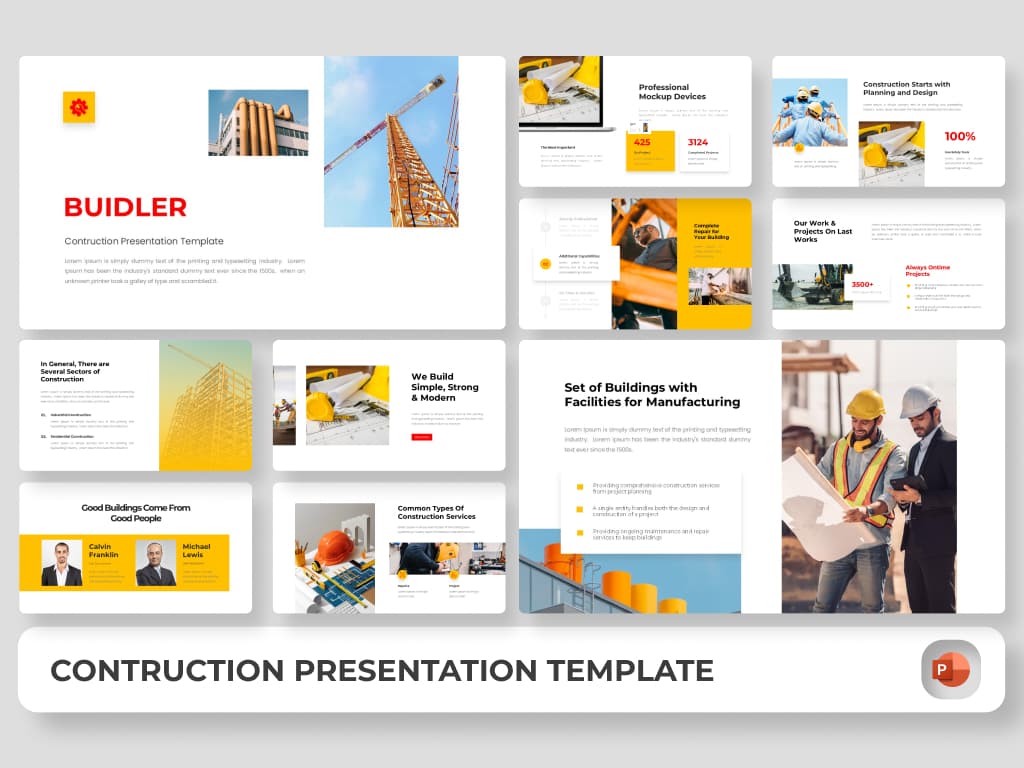 Buidler - Construction PowerPoint Presentation 