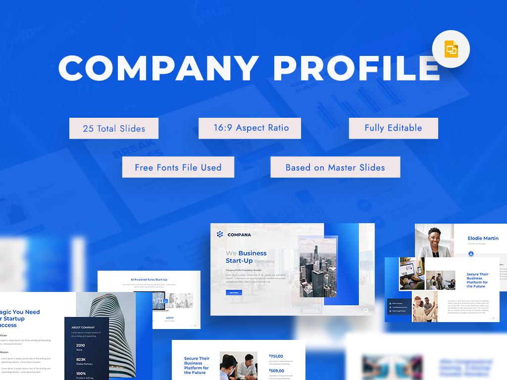 Compana-Company Profile Google Slides Presentation