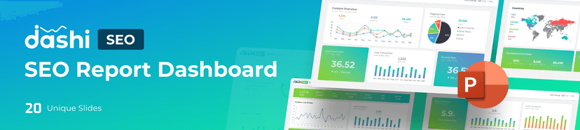 Dashi- SEO Dashboard Report PowerPoint Template