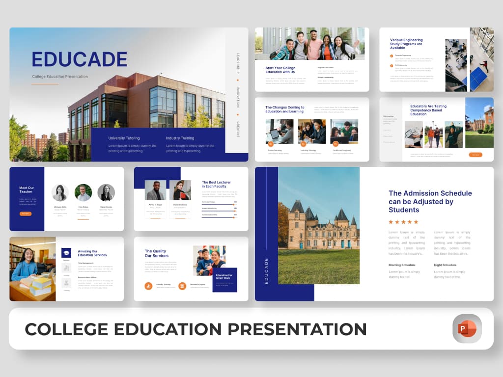 Educade - College Education PowerPoint 