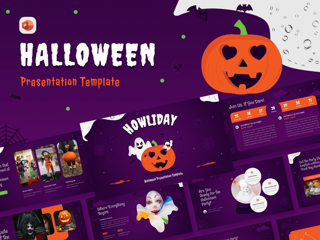 Howliday – Halloween Theme PowerPoint Template