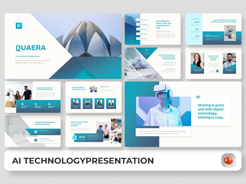 Quaera - AI Technology PowerPoint Presentation 