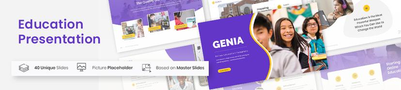 Genia- Online Education Google Slides Presentation