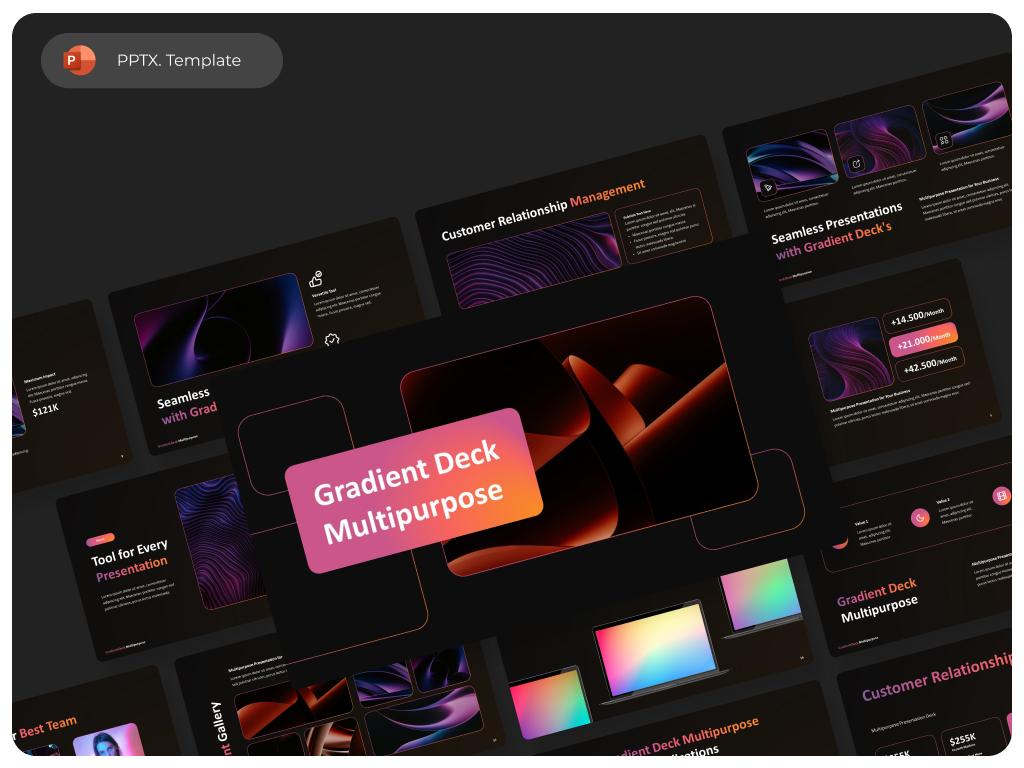 Gradient Deck Multipurpose PowerPoint Template