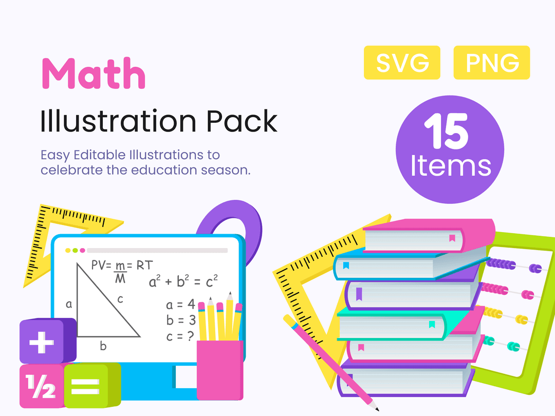 Math Illustration Pack 