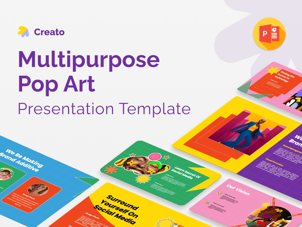 Creato- Multipurpose Pop Art PowerPoint Template