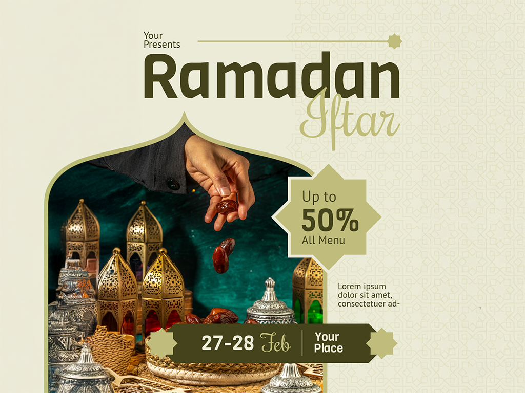 Ramadan Instagram Post Template Set