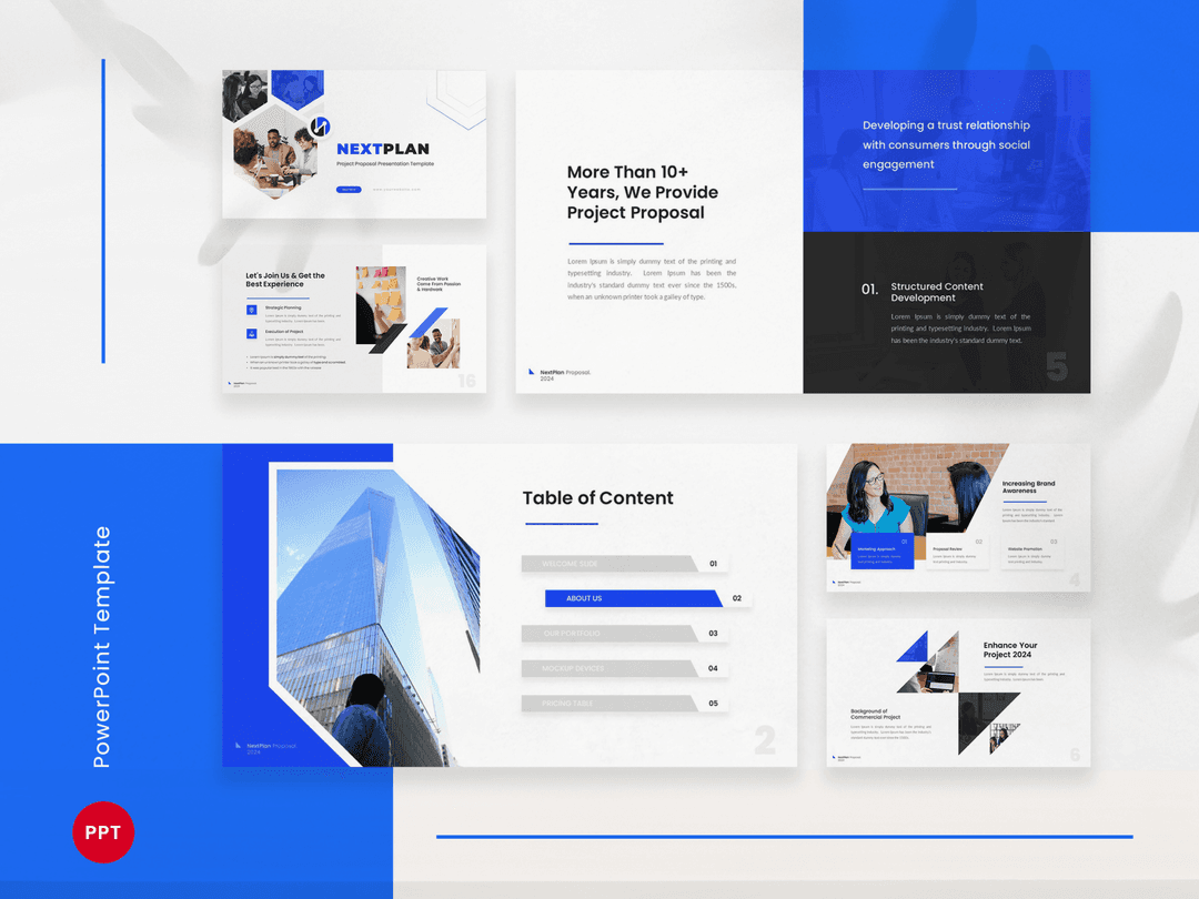 NextPlan - Project Proposal PowerPoint Template