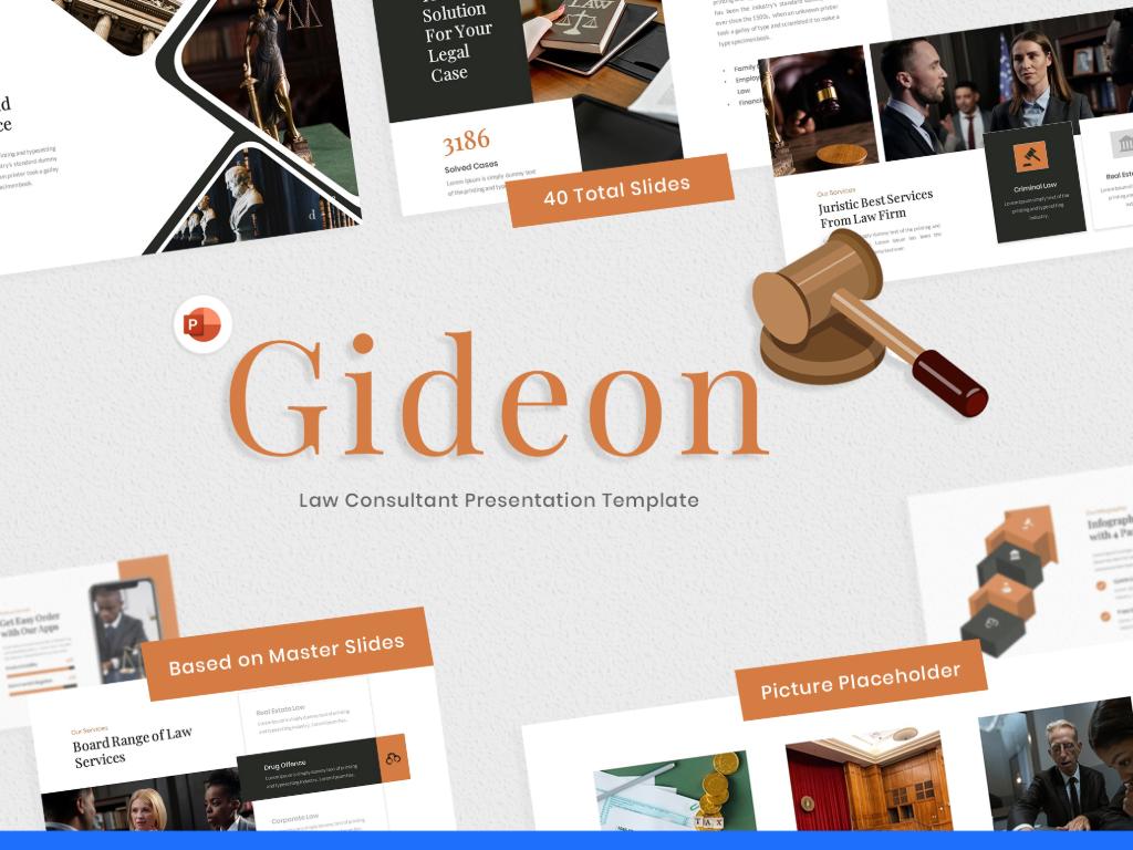 Gideon - Law Consultant PowerPoint Presentation 