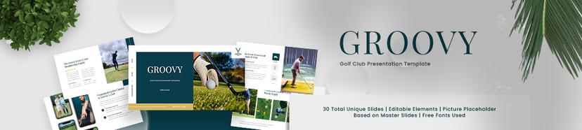 Groovy - Golf Club Google Slides Presentation 