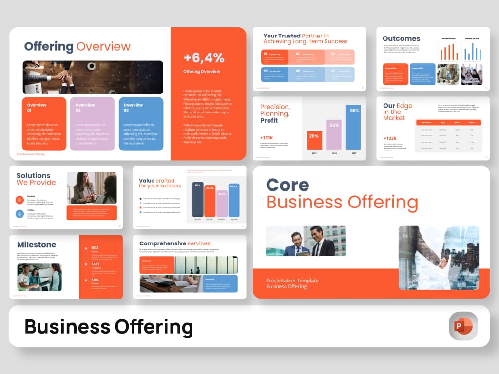 Core Business Offering PowerPoint Presentation 