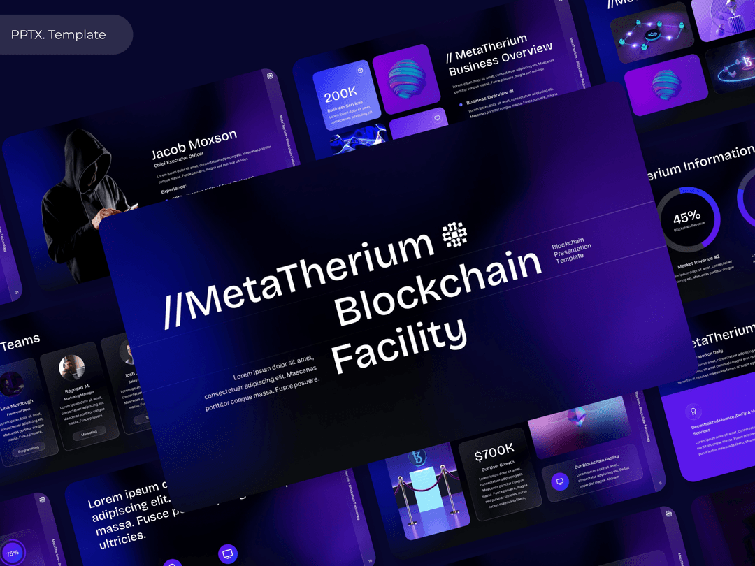 Blockchain MetaTherium Presentation Template