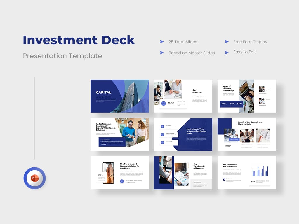 Capital - Investor Deck PowerPoint Presentation 