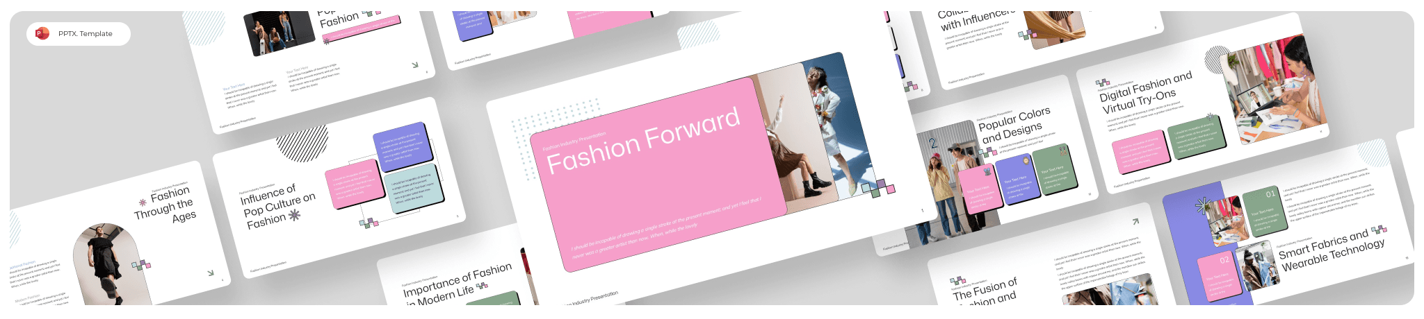 Fashion Forward PowerPoint Presentation Template