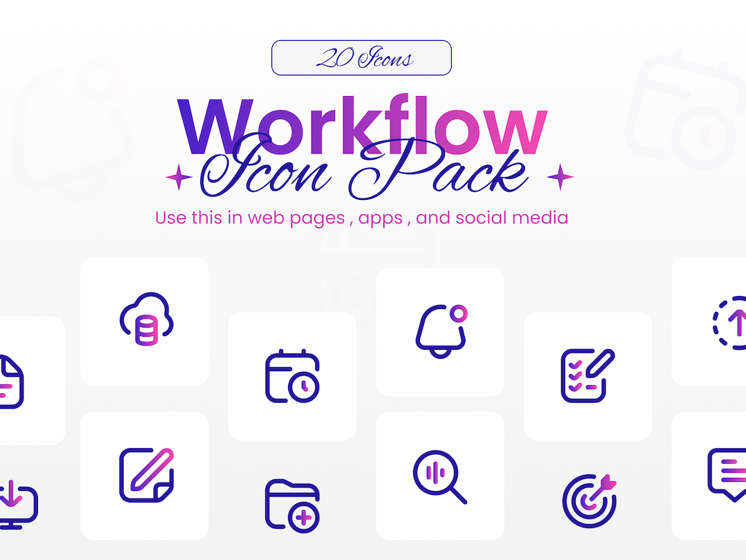 Productivity & Workflow Icons