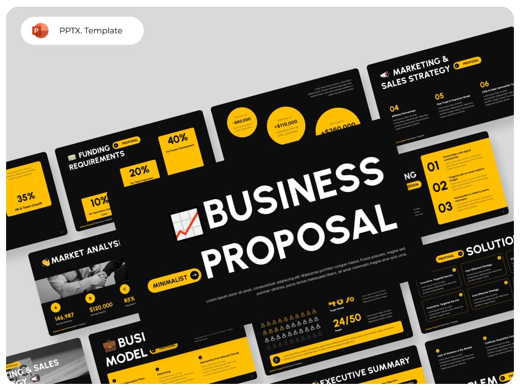 Business Proposal Presentation PowerPoint template