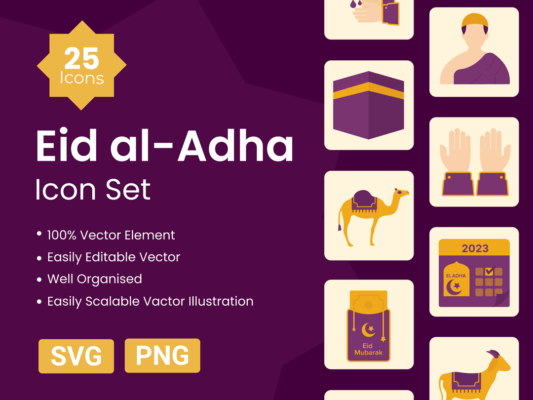 Eid al-Adha Icon Set