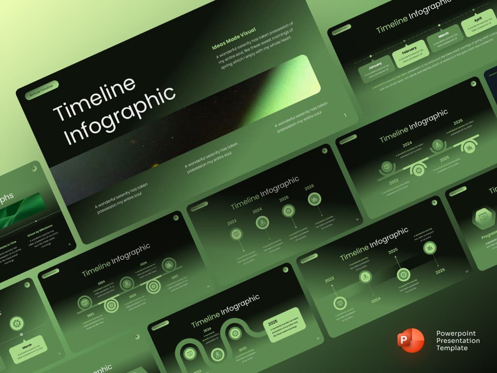 Timeline infographic Presentation PowerPoint 
