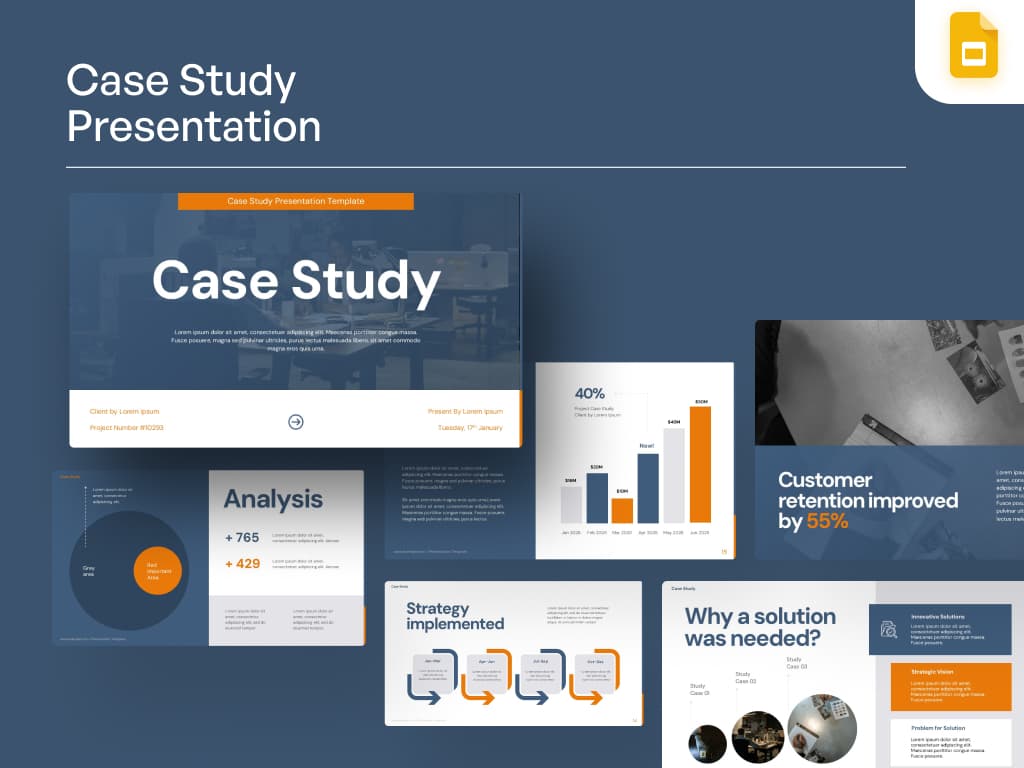 Case Study Presentation Google Slides Template