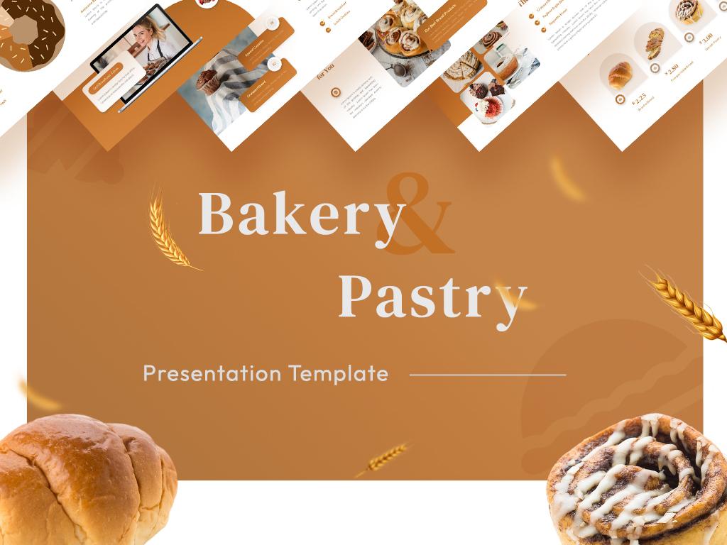 Eclaire – Bakery & Pastry PowerPoint Template