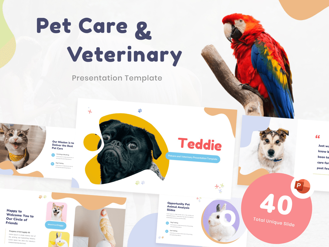 Teddie - Petcare & Veterinary PowerPoint Template