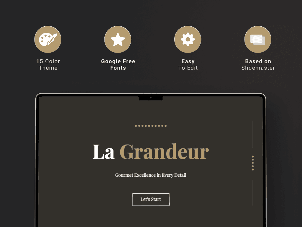 La Grandeur- Luxury Food PowerPoint Presentation  - abad387f-d882-4e43-a4e0-61631f162a85.png