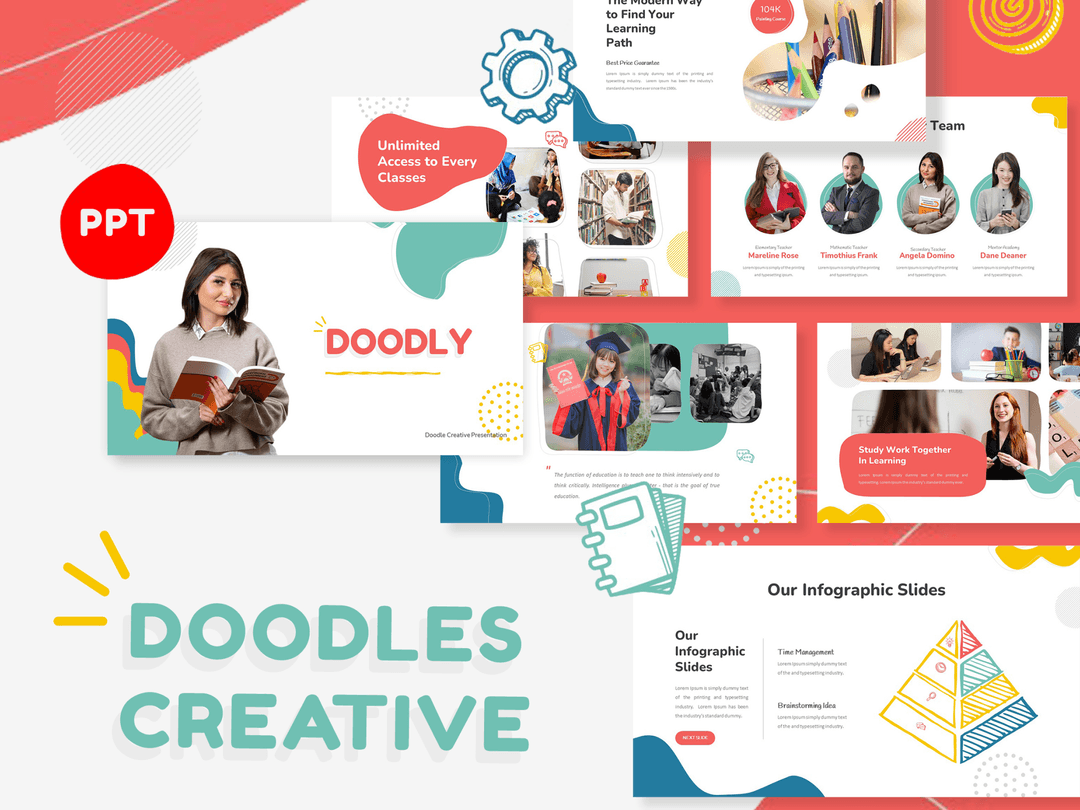 Doodly – Doodle Creative PowerPoint Template