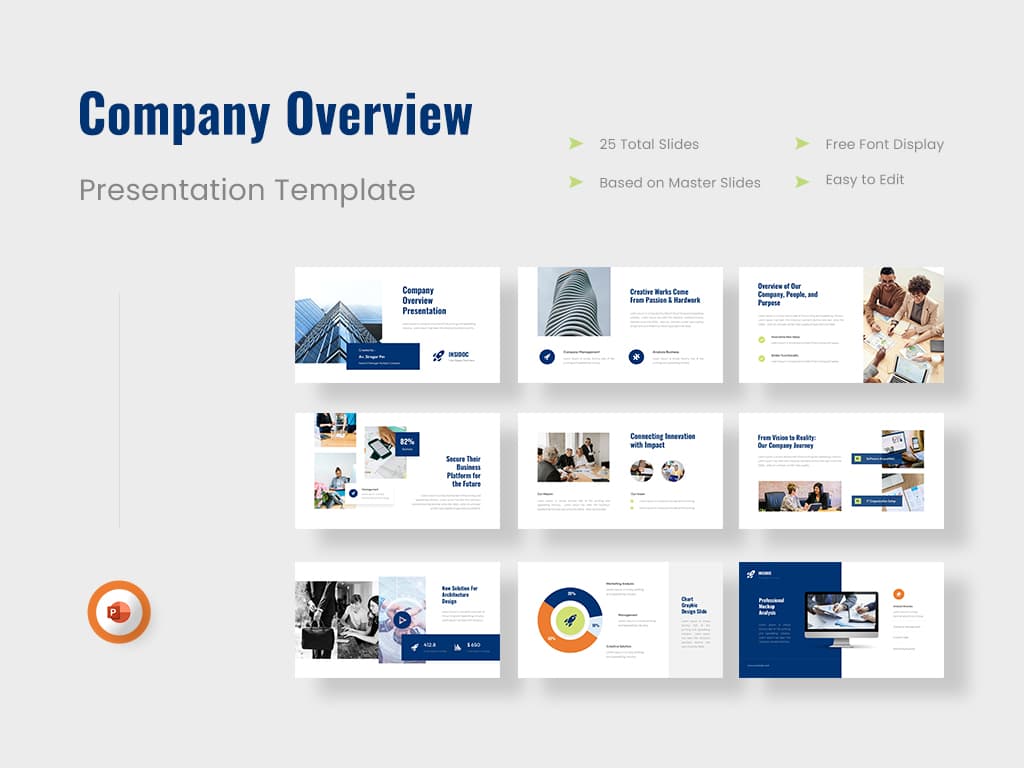Insidoc - Company Overview PowerPoint Template 