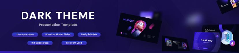 Molque- Dark Theme Google Slides Presentation 