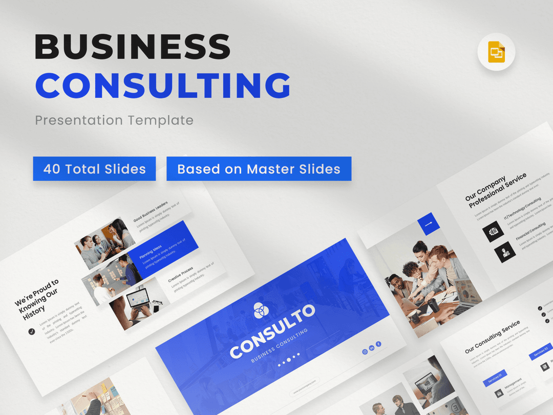 Consulto - Business Consulting Google Slides 