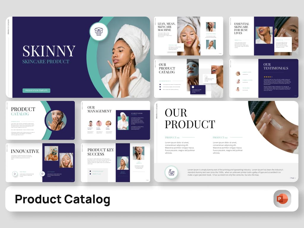 Skinny - Product Catalog PowerPoint Presentation 