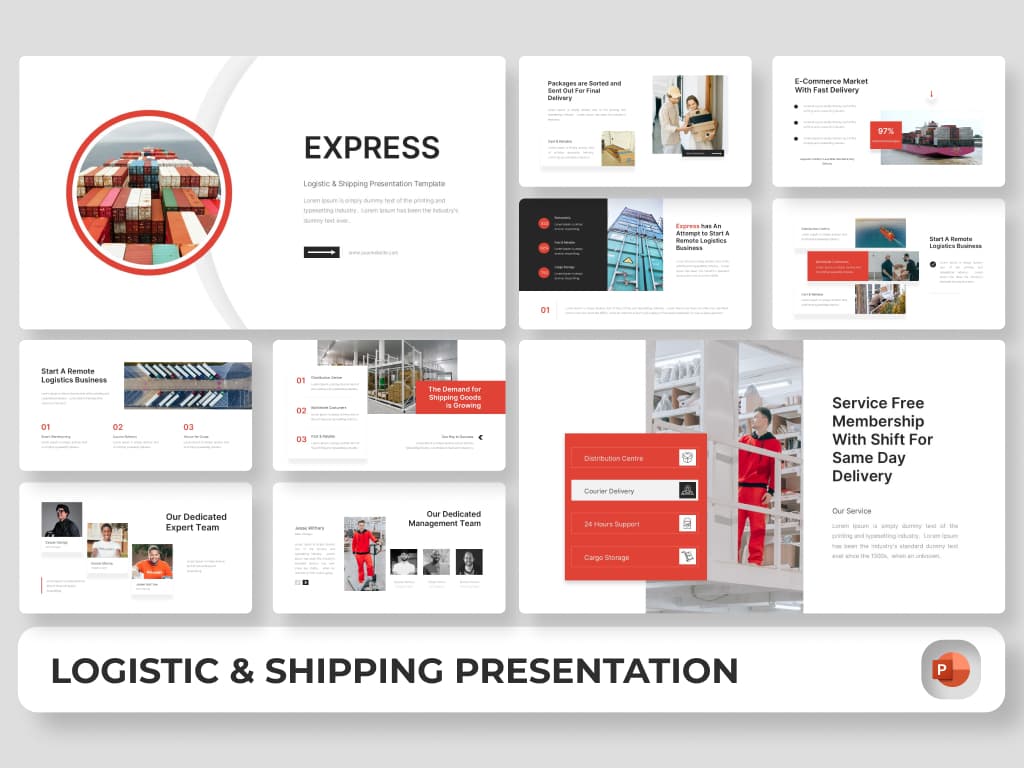 Express - Logistic & Shipping PowerPoint 