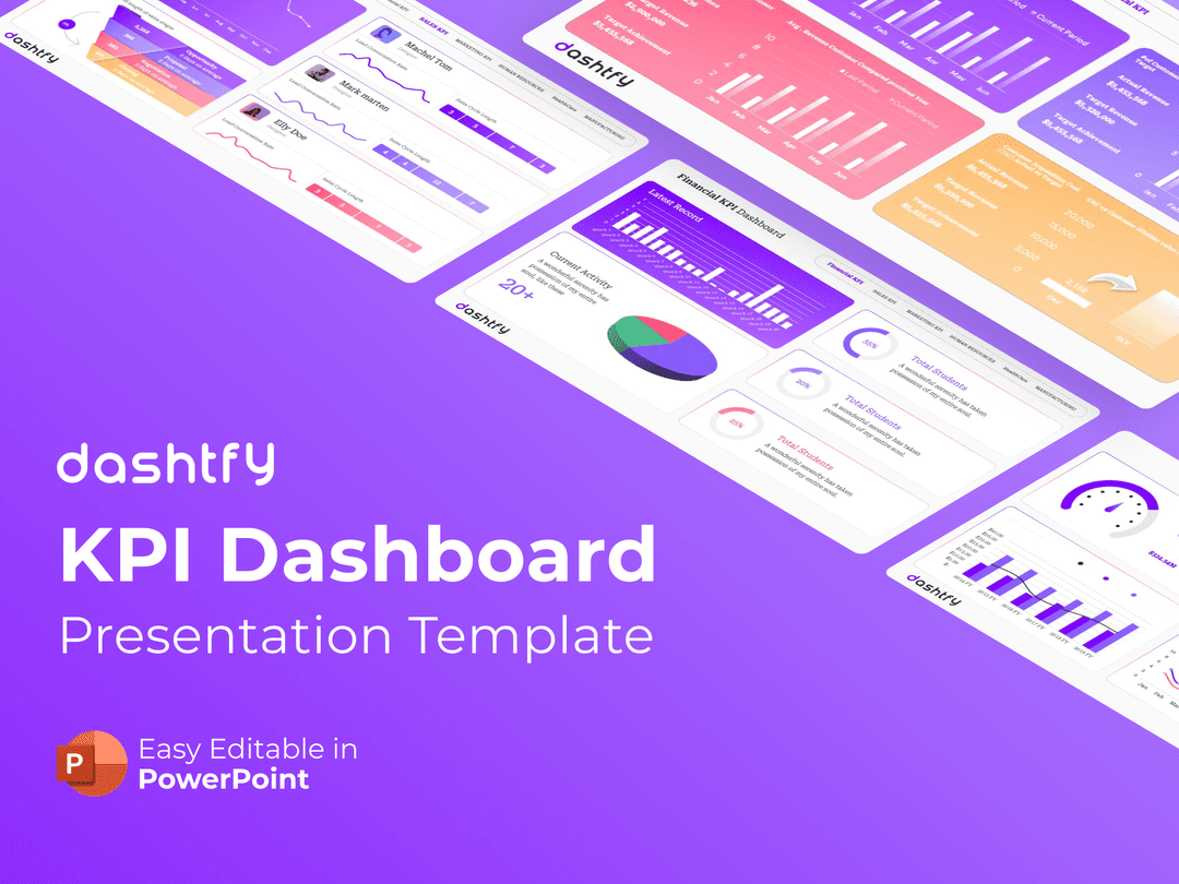 Dashtfy- KPI Dashboard PowerPoint Presentation 