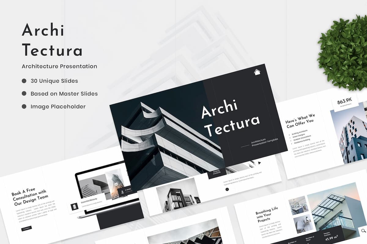 Architectura - Architecture Google Slides Template
