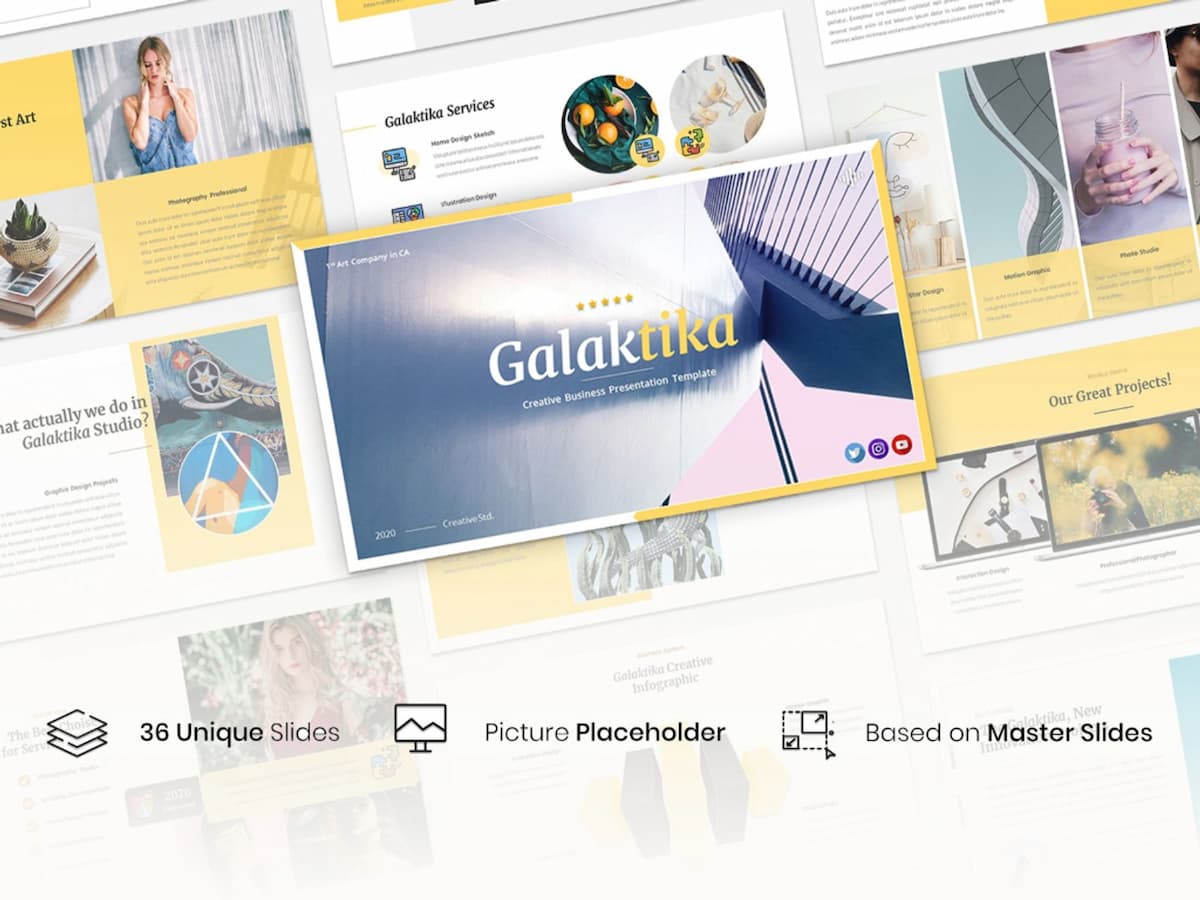 Galaktika-Creative Business Google Slides Template