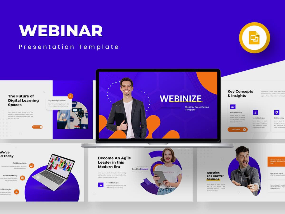 Webinar Presentation Google Slides Template