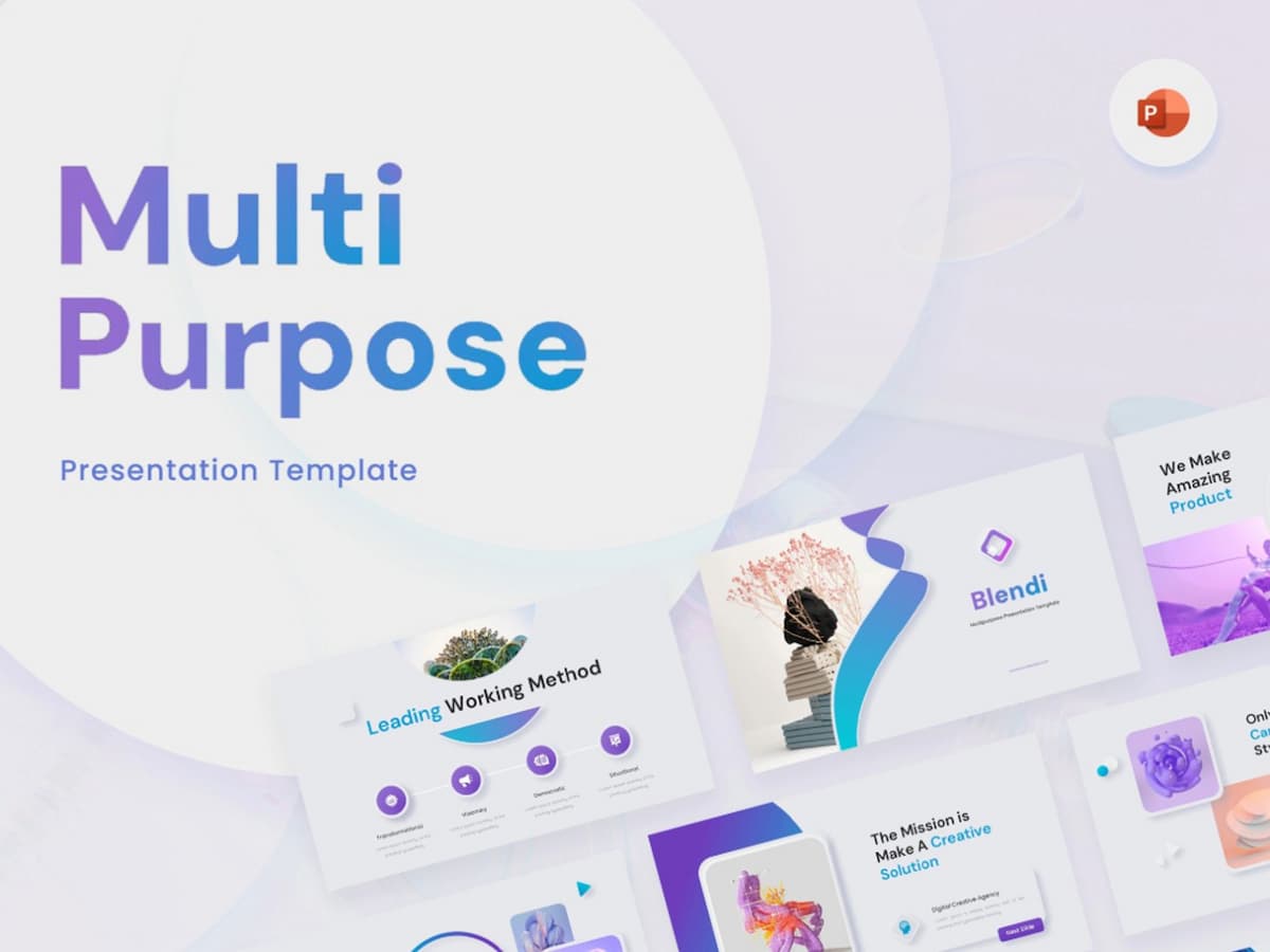 Blendi - Multipurpose PowerPoint Presentation 