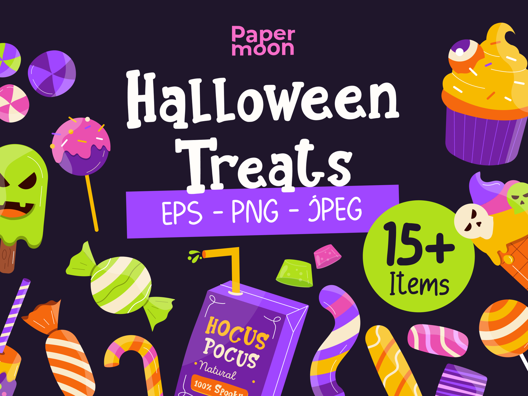 Halloween Spooky Treats Illustration