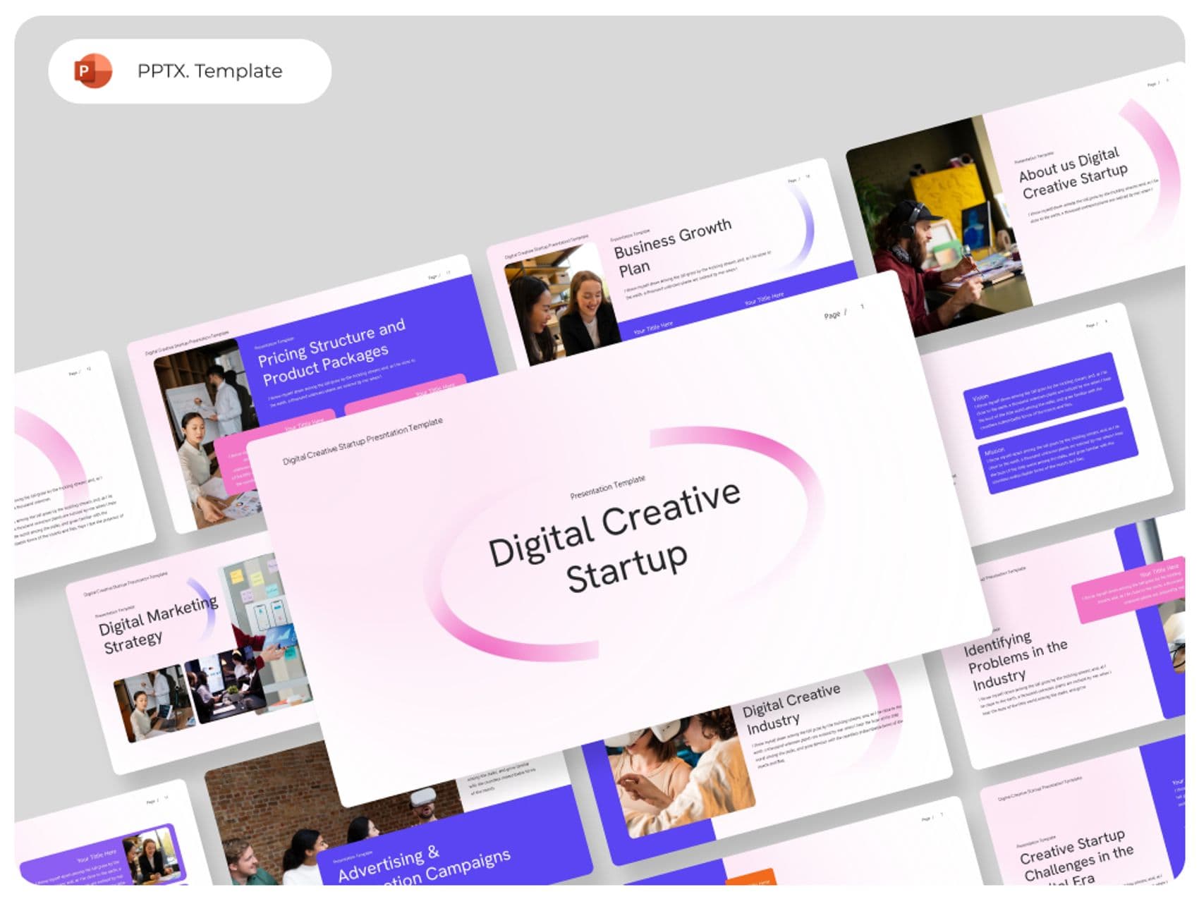 Digital Startup PowerPoint Presentation Template