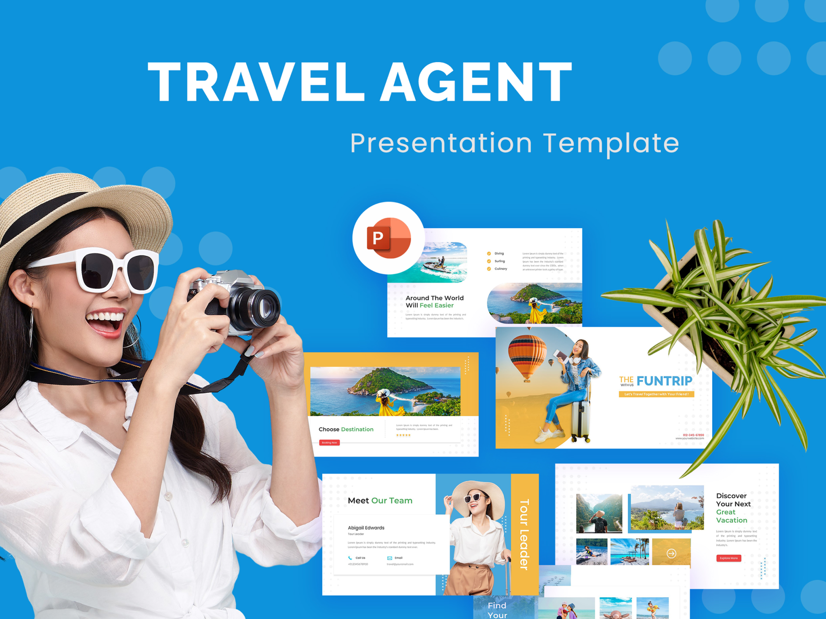 Funtrip - Travel Agent PowerPoint Template