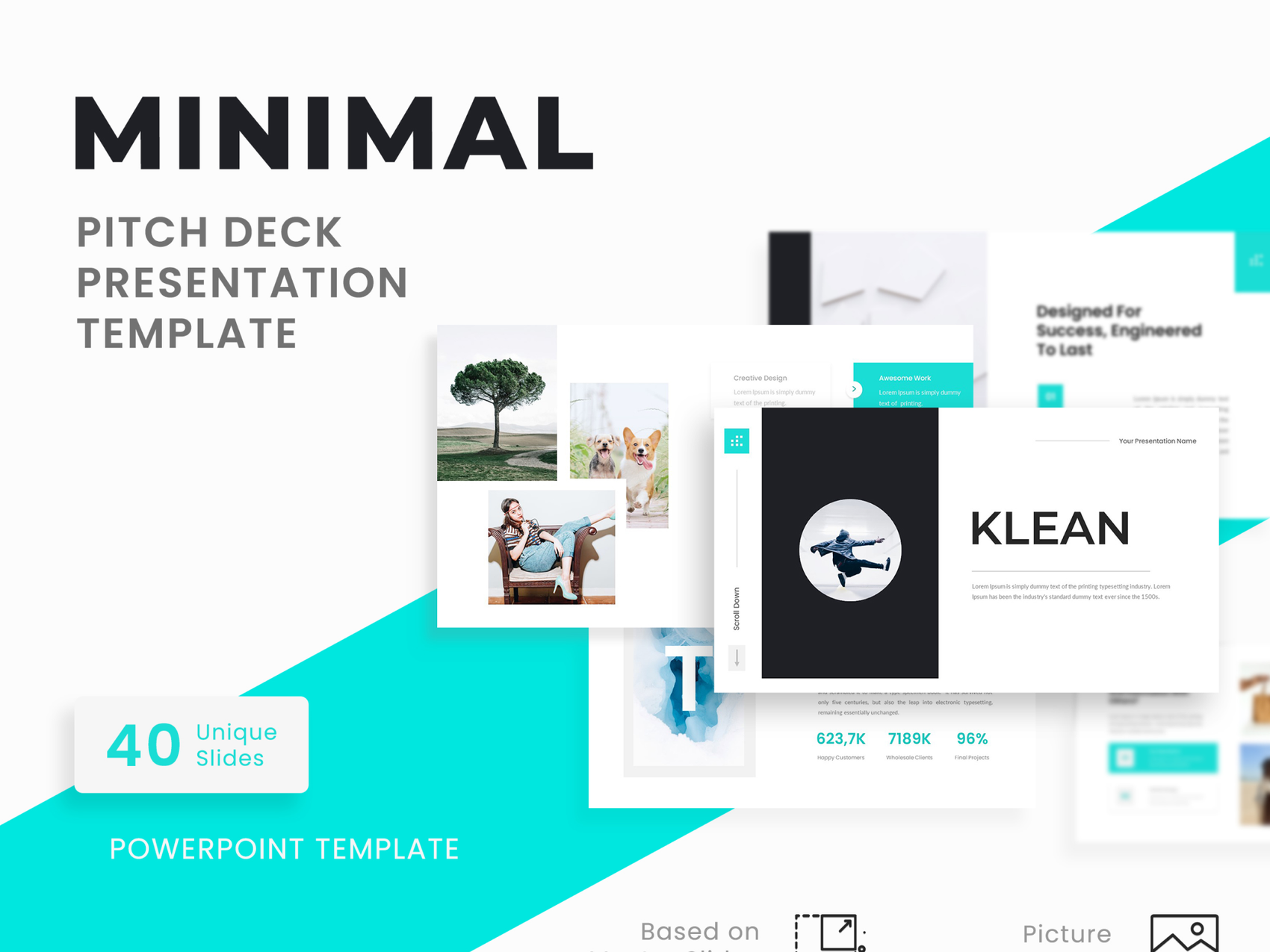 Klean – Minimal Pitch Deck PowerPoint Template