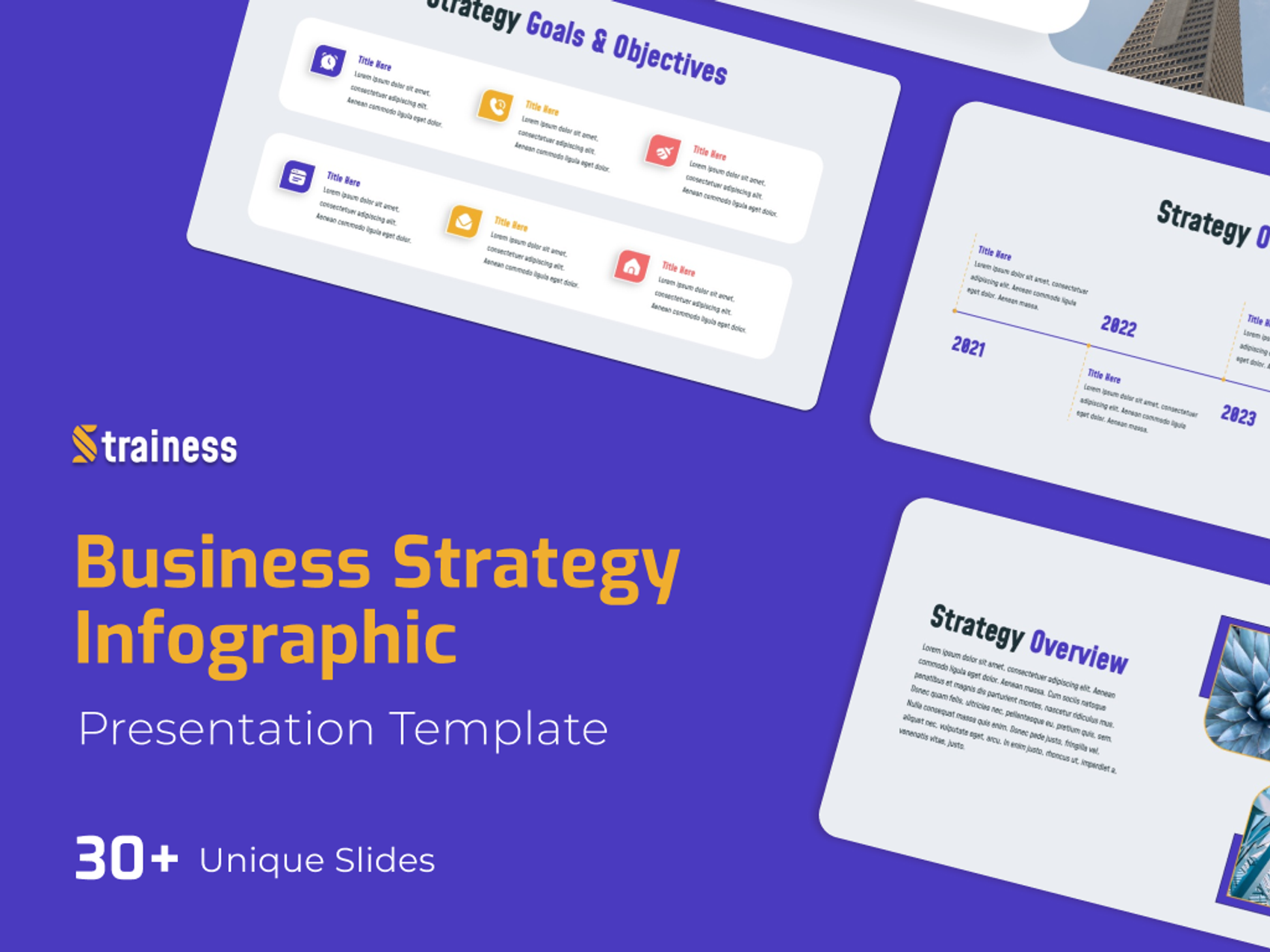 Strainess- Business Strategy INFORGRAPHICS PPT