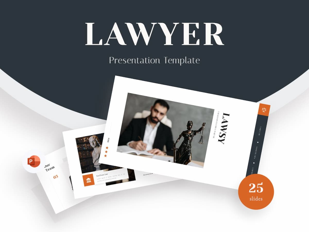Lawsy- Lawyer PowerPoint Presentation Template