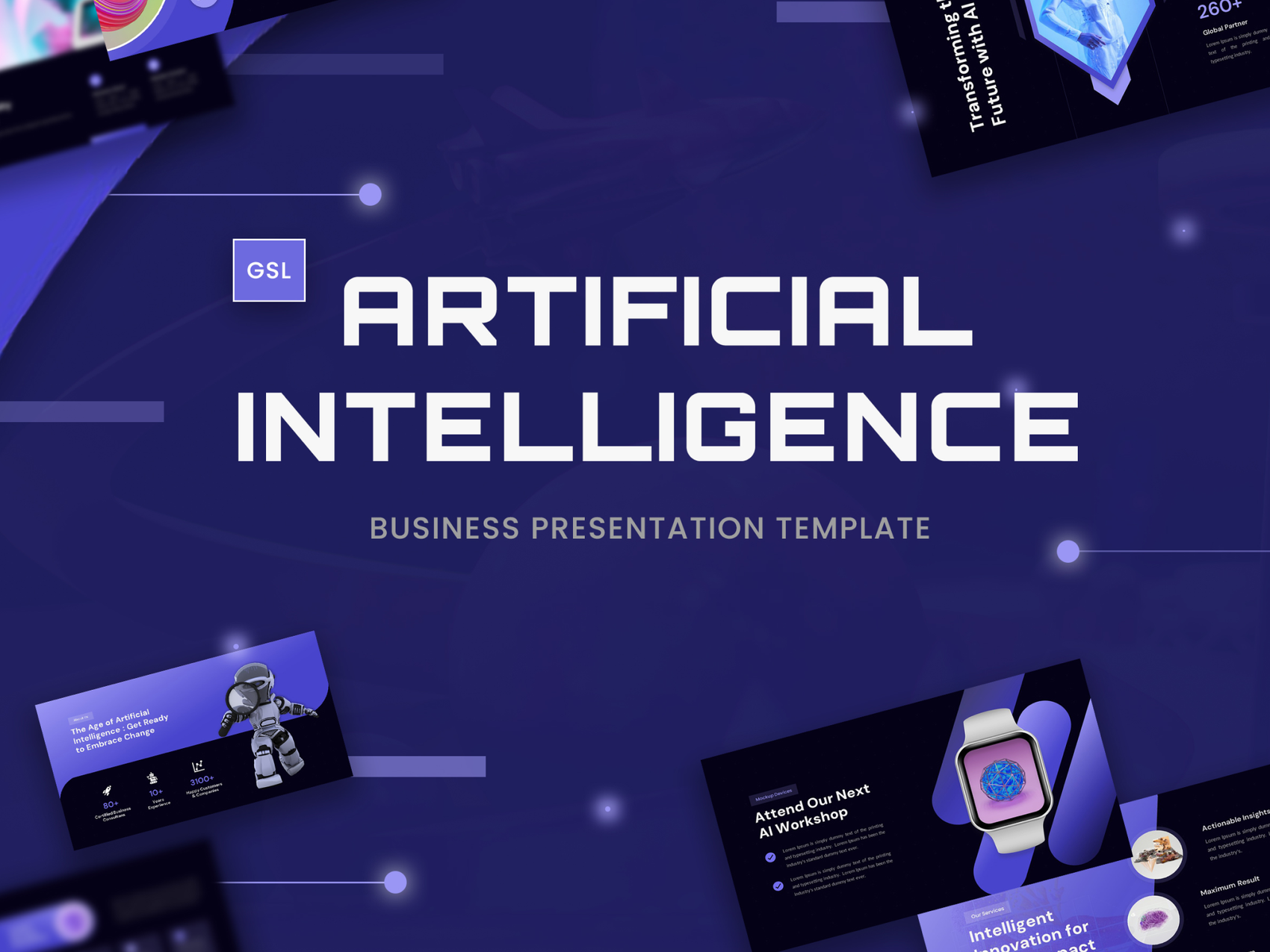 Artificial Intelligence Google Slides Template