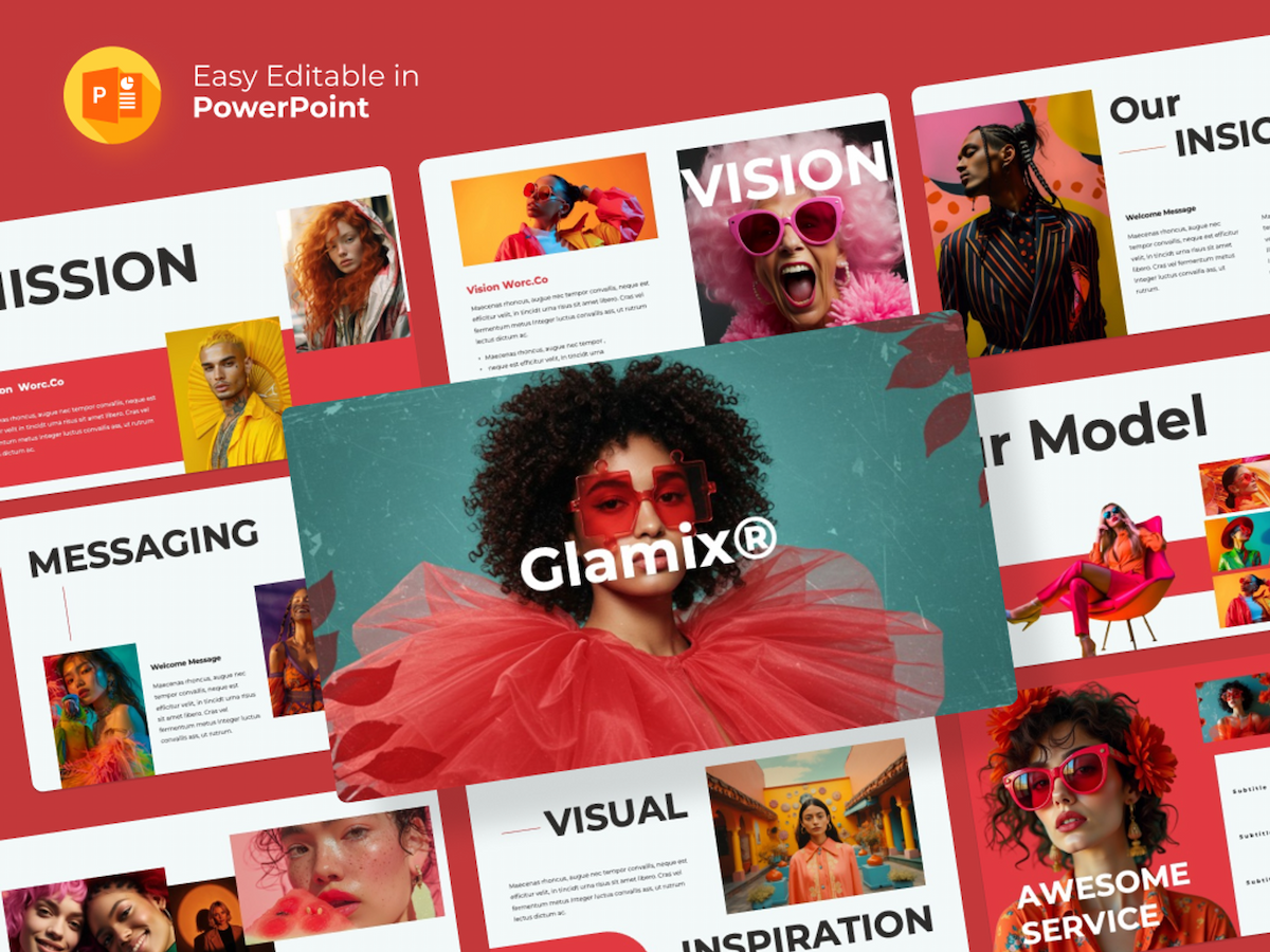 Fashion Enthusiast Presentation PowerPoint Templat