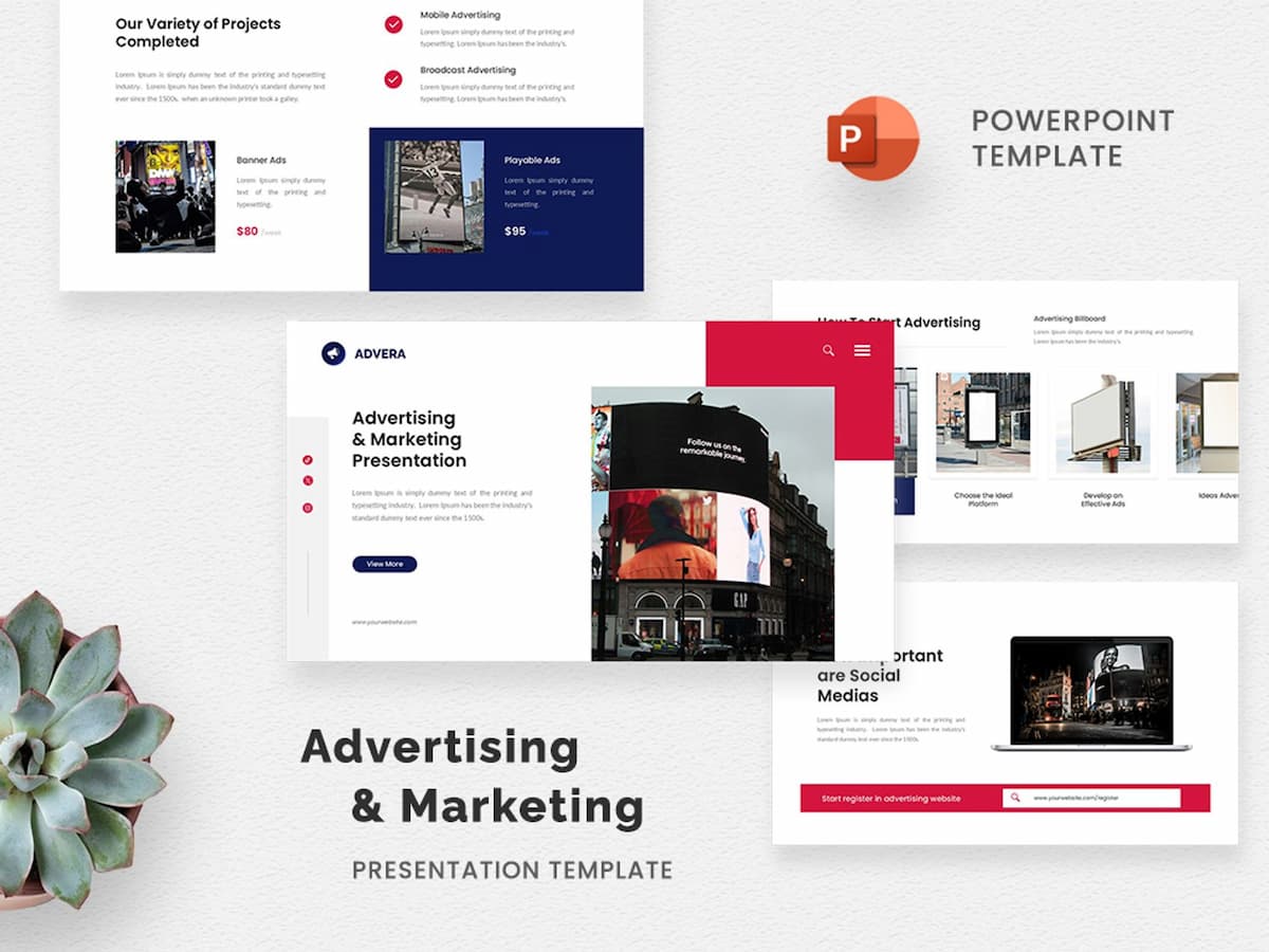 Advera-Advertising & Marketing PowerPoint Template