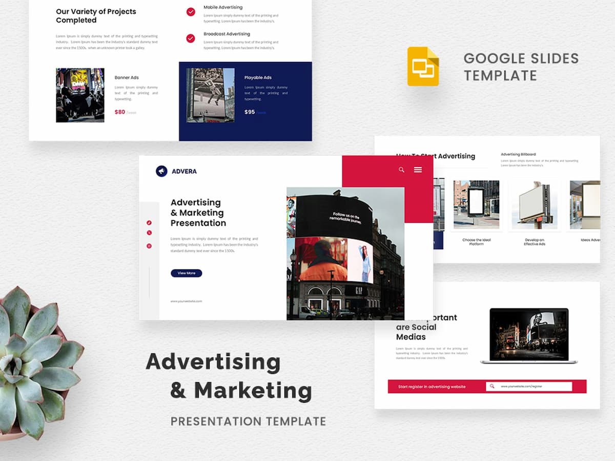 Advera- Advertising & Marketing Google slides 