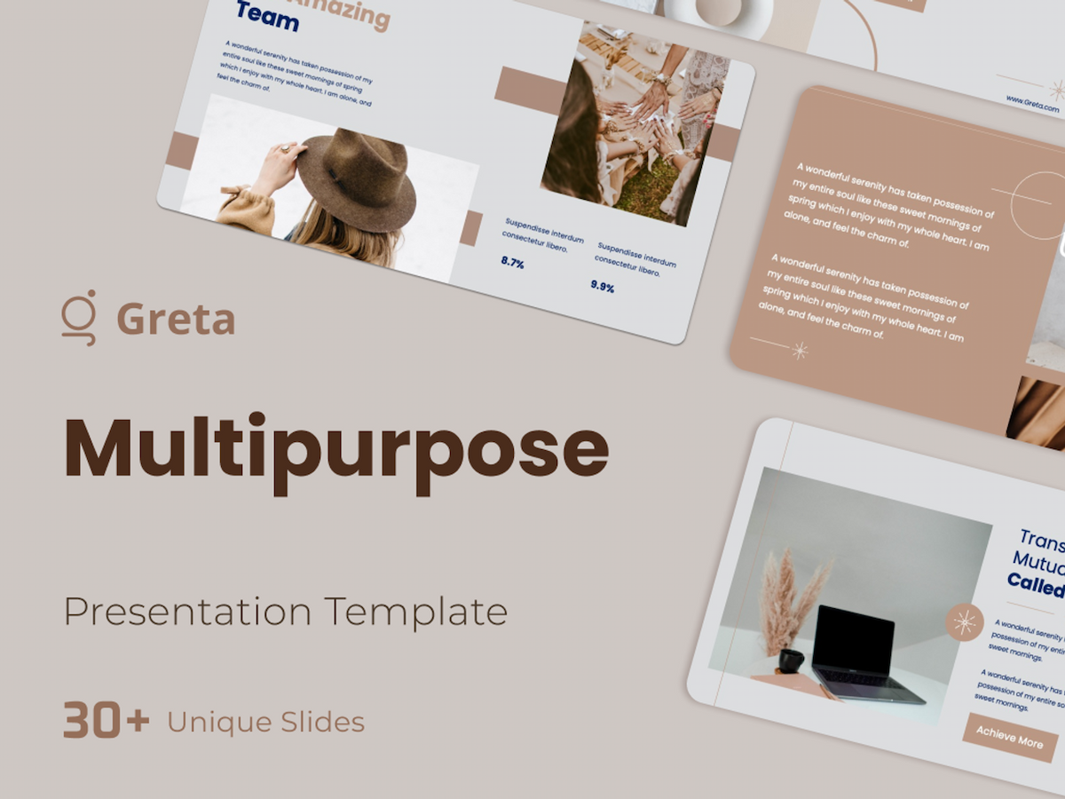 Greta - Multipurpose Presentation Template