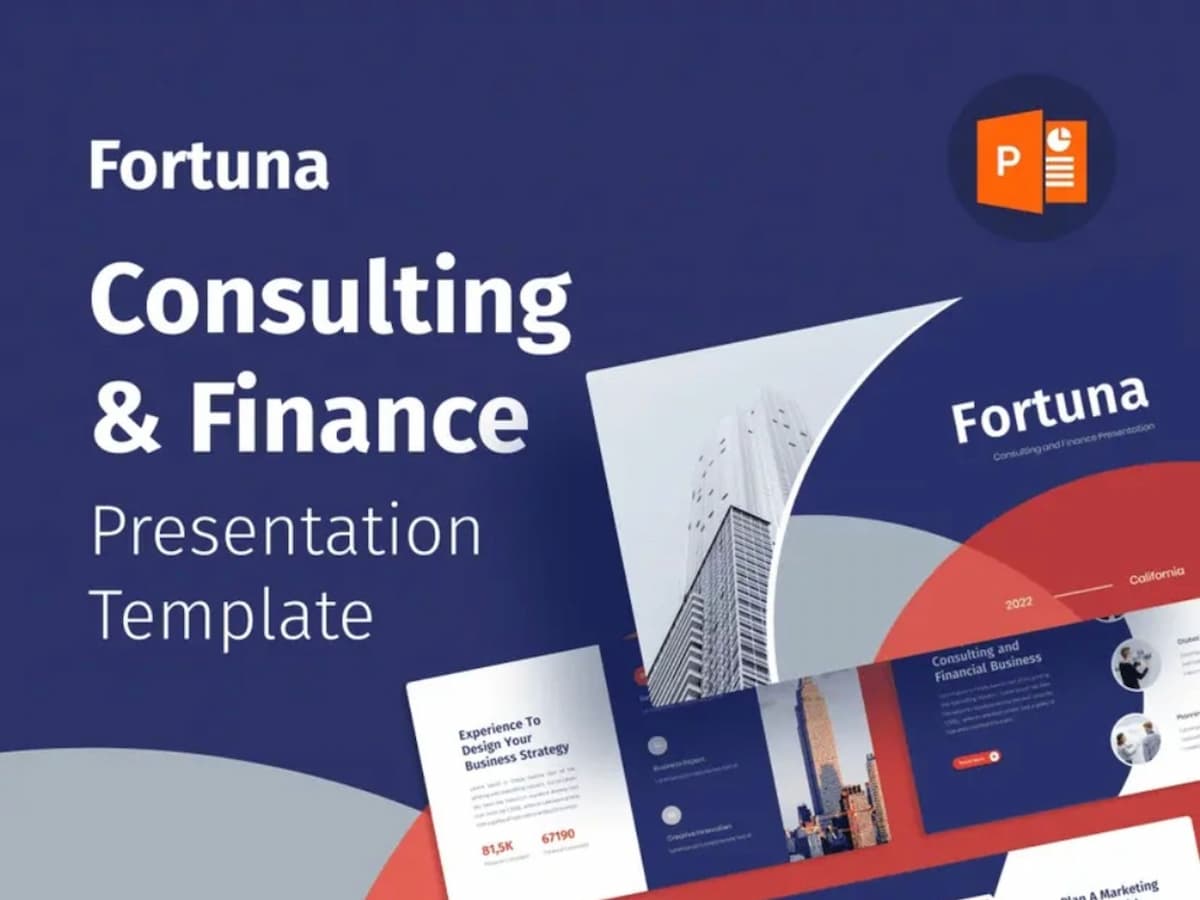 Fortuna-Consulting and Finance PowerPoint Template
