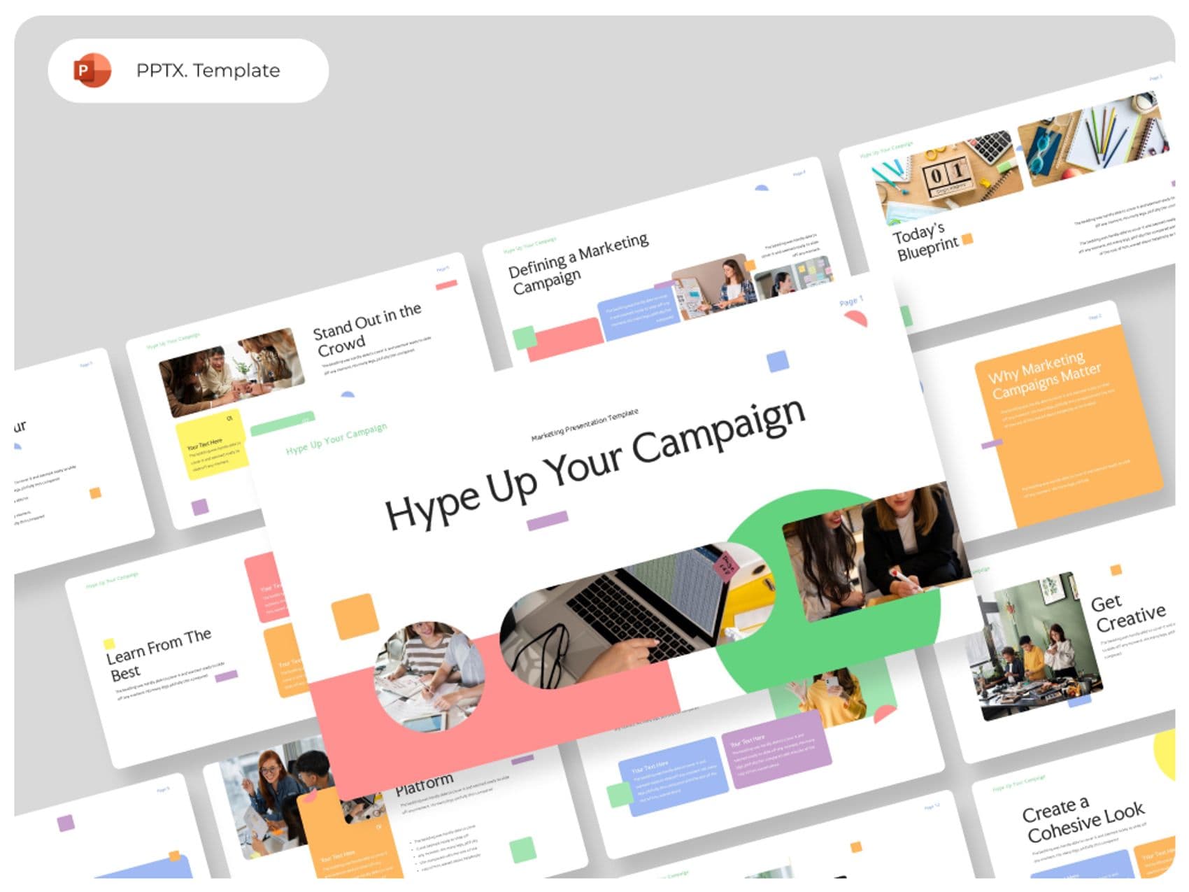 Hype Up Your Campaign PowerPoint Presentation 
